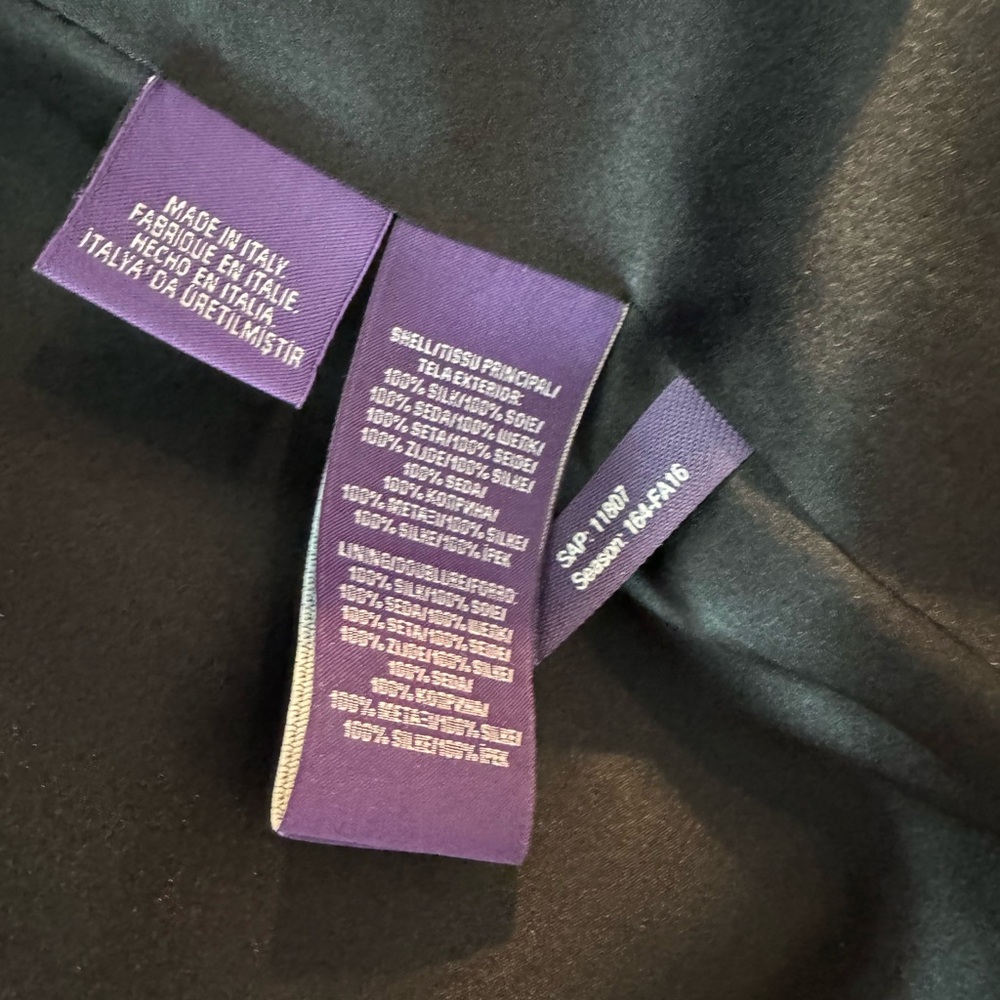 Ralph Lauren Purple Label Elegant Silk Patterned Blazer - Picture 10 of 13